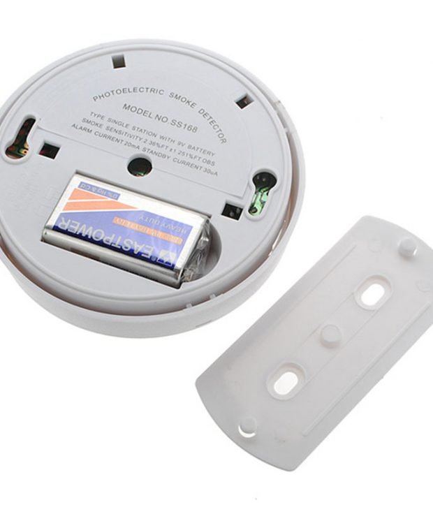 Photoelectric Smoke Detector with battery